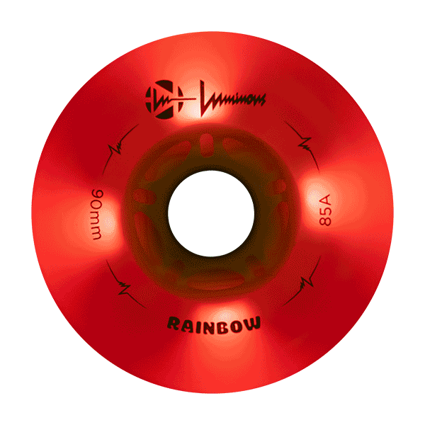 Luminous LED Wheels 90mm / 85a (1)